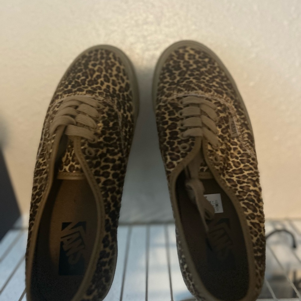 Vans Men's Leopard Print Sneakers